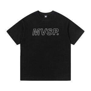 Black Simple Short-Sleeved T-Shirt Descente